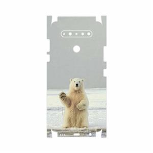 برچسب پوششی ماهوت مدل Polar bear FullSkin مناسب برای گوشی موبایل ال جی K51s MAHOOT Cover Sticker for LG 