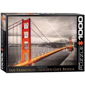 پازل 1000 تکه یوروگرافیکس پازلز مدل پل سانفرانسیسکو کد 0663