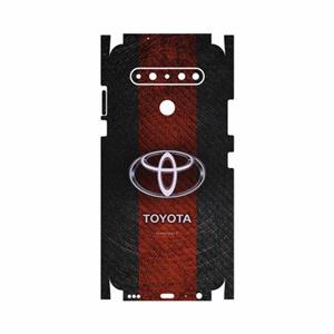 برچسب پوششی ماهوت مدل TOYOTA Logo FullSkin مناسب برای گوشی موبایل ال جی K61 MAHOOT Cover Sticker for LG 