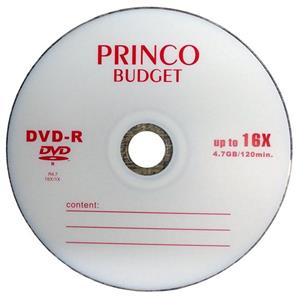 دی وی دی خام پرینکو مدل  DVD-R بسته 100 عددی