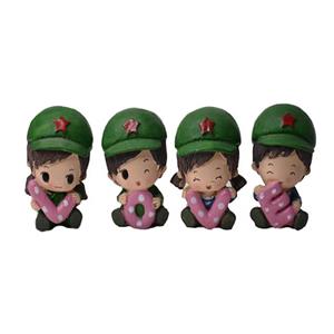 مجسمه مدل لاو سرباز مجموعه 4 عددی