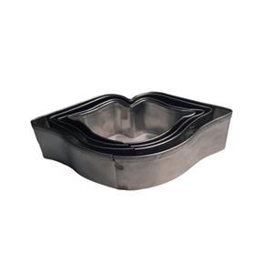 کاتر شیرینی پزی طرح لب مدل pe619 مجموعه 4 عددی