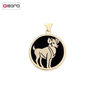 آویز گردنبند طلا 18 عیار مرجان مدل 097 Marjan 097 Gold Necklace Pendant Plaque