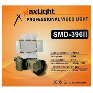 نور ثابت ال ای دی مکس لایت مدل SMD-396II Maxlight SMD-396II LED Video Light