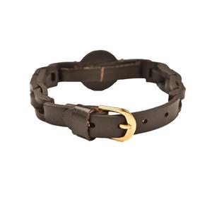 دستبند چرمی کهن چرم طرح تولد مرداد مدل BR112-15 Kohan Charm Mordad BR112-15 Leather Bracelet