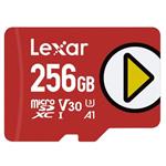 کارت حافظه microSDXC لکسار مدل PLAY کلاس 10 U3 استاندارد UHS-I سرعت 150MBps ظرفیت 256 گیگابایت