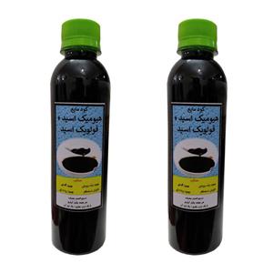 کود مایع هیومیک و اسید فولیک اسید مدل Mpower حجم 300 میلی لیتر بسته دو عددی
