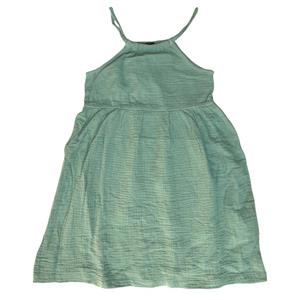 پیراهن دخترانه کیابی مدل 54277 بندی رنگ سبز 