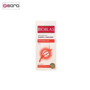 شامپو ضد ریزش بیوتا همراه با حالت دهنده مدل Bioblas Normal Hair حجم 400 میلی لیتر Biota Bioblas Normal Anti Hair Loss Shampoo And Conditioner 400ml