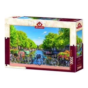 پازل 2000 تکه آرت پازل طرح Amsterdam Canal کد 5480