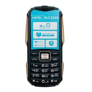 گوشی موبایل کاجیتل مدل KG2000 سه سیم‌ کارت ظرفیت 32 مگابایت رم Kgtel Triple SIM 32MB And RAM Mobile Phone 