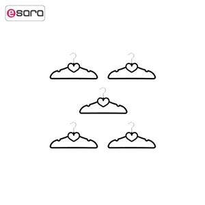 چوب لباسی بارک مدل Y-009 بسته 5 عددی Barak Y-009 Clothes Hanger Pack of 5