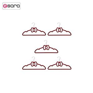 چوب لباسی بارک مدل Y-010بسته 5 عددی Barak Y-010 Clothes Hanger Pack of 5