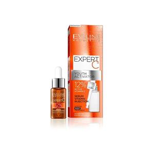 سرم شب جوان کننده روشن پوست ویتامین سی اولاین 18 میل EVELINE EXPERT C YOUTH ACTIVATOR SERUM 