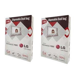 پاکت جاروبرقی ال جی  مدل میکرو فیلتری مجموعه 2 عددی مناسب برای جاروبرقی الجی 7000