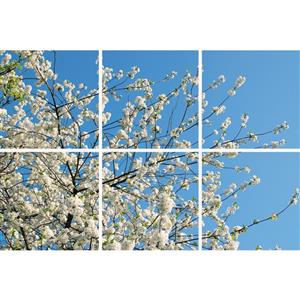 تایل سقفی آسمان مجازی مدل SK-429-2x3 سایز 60x60 مجموعه شش عددی