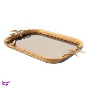 سینی  گلد کیش مدل آینه ای کد GK829508