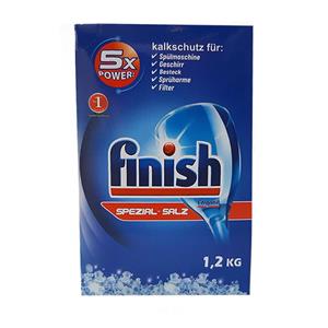 نمک ماشین ظرفشویی finish فینیش 5X power مدل کالگونیت وزن 1200 گرم