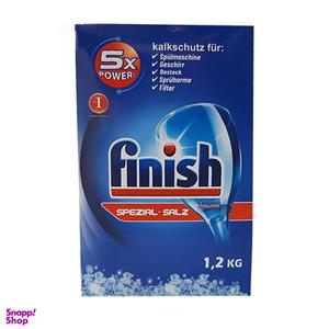 نمک ماشین ظرفشویی finish فینیش 5X power مدل کالگونیت وزن 1200 گرم