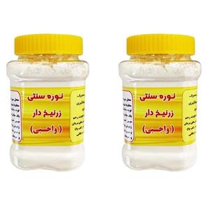 پودر موبر نوره مدل زرنیخ دار وزن 450 گرم بسته 2 عددی