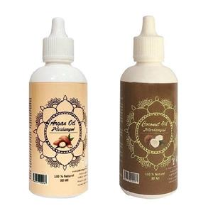 روغن بدن مرهم یاب مدل نارگیل و آرگان حجم 80 میلی لیتر مجموعه 2 عددی