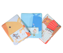 پارچه ماهگرد نوزاد طرح بال فرشته آبی Lp Kids