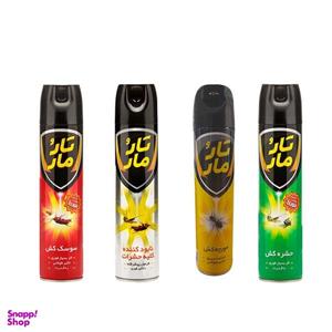حشره کش سوسک کش و مورچه کش تار و مار مدل ِDmSgMzHs حجم 400 میلی لیتر مجموعه 4 عددی