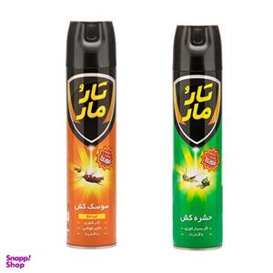 حشره کش و سوسک کش  تار و مار مدل Hs-Sn حجم 400 میلی لیتر مجموعه 2 عددی