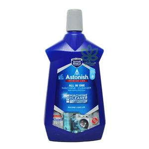 مایع جرم گیر و پاک کننده  ماشین لباسشویی و ظرف شویی استونیش مدل پرمیوم حچم 1000 میلی لیتر