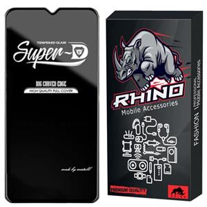 گلس و محافظ صفحه نمایش شیشه ای سامسونگ A10 مدل super d