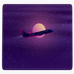 ماوس پد آی تمر مدل هواپیما کد 276
