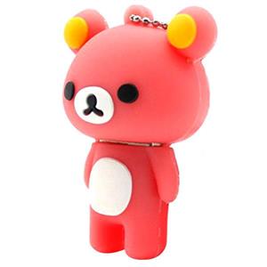 فلش مموری کینگ فست مدل Teddy Bear Pink BE-33 ظرفیت 32 گیگابایت