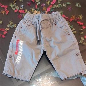 شلوارک پسرانه مدل کتان