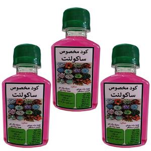 کود مایع رشد انواع ساکولنت مدل AA2 حجم 120 میلی لیتر بسته سه عددی