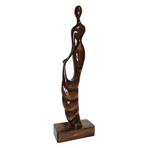 مجسمه چوبی طرح انتزاعی زن کد 4002