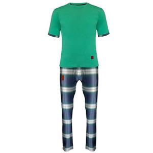 ست تی شرت و شلوار مردانه مدل طه 000920 کد 7853041 رنگ سبز بنتون