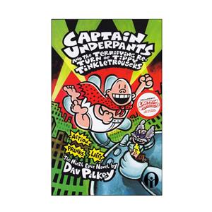 کتاب Captain Underpants And The Terrifying Return Od Tippy Tinkletrousers اثر Dav Pilkey انتشارات الوندپویان