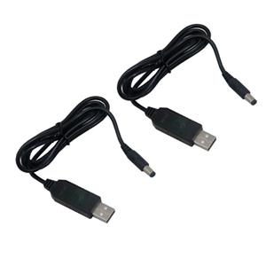 کابل تبدیل USB به DC مدل 12 ولت طول 1 متر بسته 2 عددی