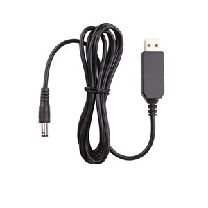 کابل تبدیل USB به DC مدل 12 ولت طول 1 متر بسته 2 عددی