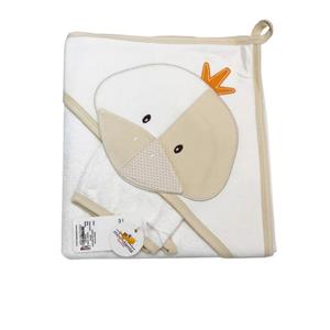 حوله دستی مینی داملا مدل duck k سایز 80x80 سانتی متر