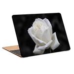 استیکر لپ تاپ طرح rose flower white کد P-940 مناسب برای لپ تاپ 15.6 اینچ
