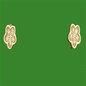 گوشواره نقره زنانه مدل گل -