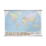 نقشه انتشارات گیتاشناسی نوین طرح جهان و پرچم کشورها کد LO1434