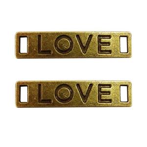 پلاک دستبند مدل love مجموعه 2 عددی
