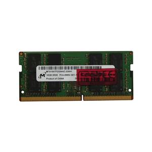 رم لپ تاپ DDR4 تک کاناله 2666 مگاهرتز CL19 میکرون مدل PC4-21300 ظرفیت 16 گیگابایت