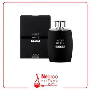 ادو پرفیوم مردانه لالیک مدل White in Black حجم 125 میلی لیتر