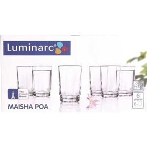 لیوان لومینارک مدل Maisha Poa - بسته 6 عددی Luminarc Maisha Poa Glass - Pack of 6