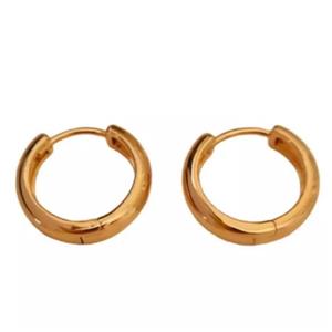 گوشواره زنانه ژوپینگ مدل حلقه ای ساده کد A8
