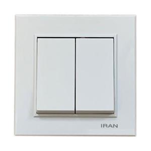 کلید دو پل ایران الکتریک مدل Bereliyan