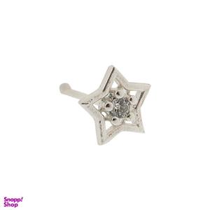 پیرسینگ نقره زنانه مدل بینی سوزنی ستاره کد 189577 -